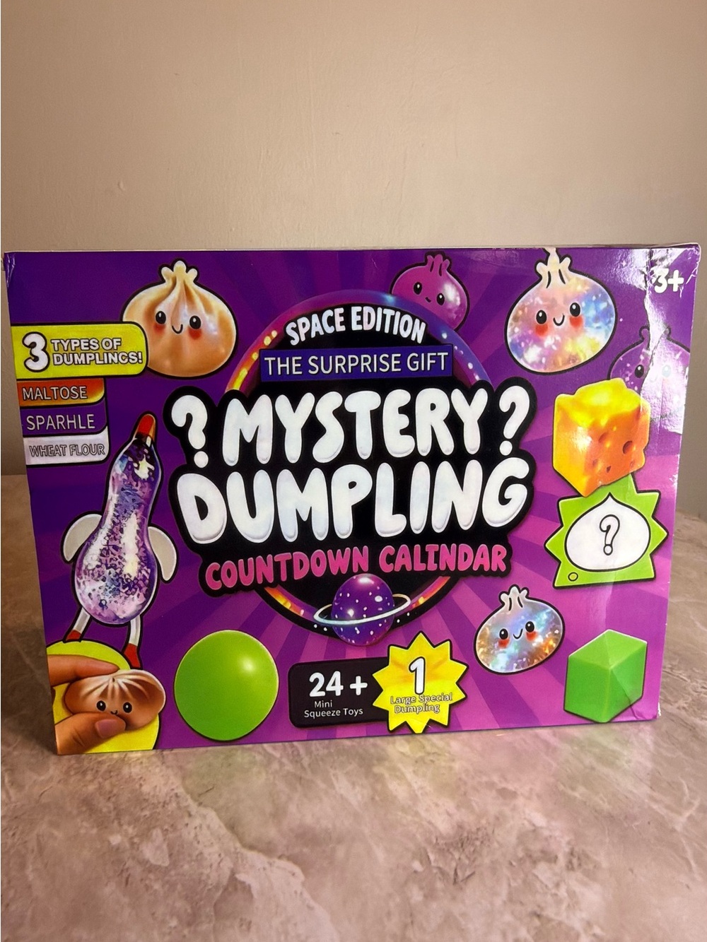 Space Edition Mystery Dumpling Countdown Calendar - Purple Surprise